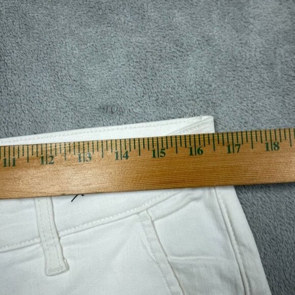 Ella Moss Womens White Mid-Rise Straight-Leg Pants Size 10 - d0422 - Picture 5 of 10